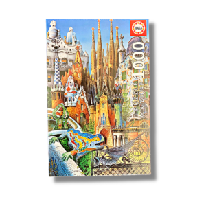 puzzle mil piezas en miniatura de Gaudí